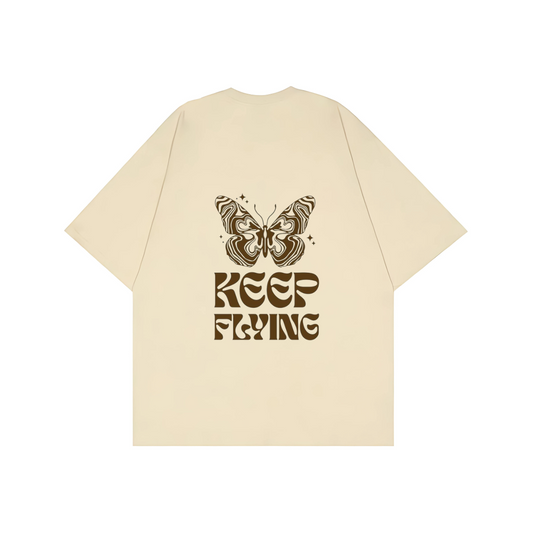 KEEP FLYING Oversized Tee