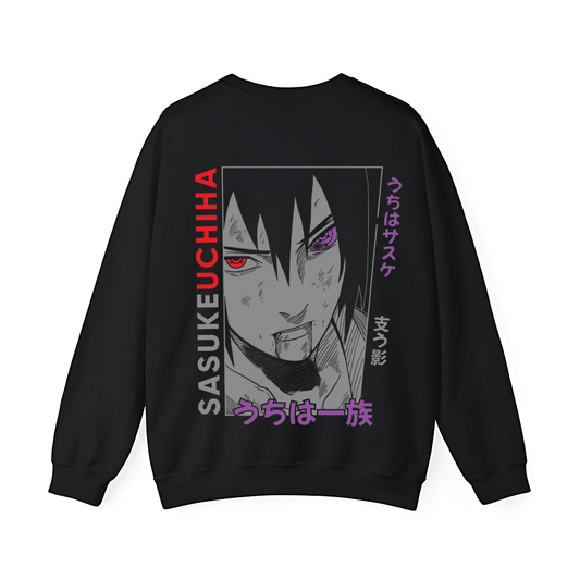 Sasuke Uchiha Graphic Crewneck Sweatshirt