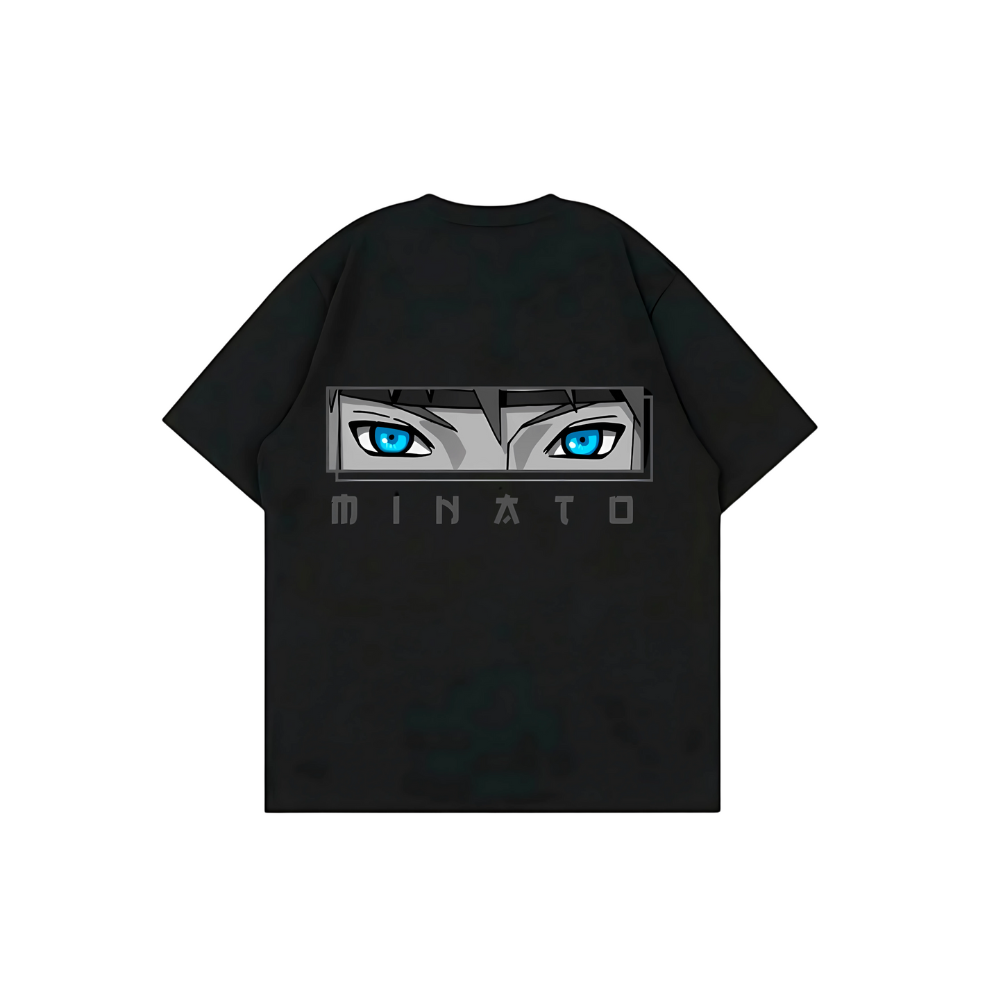 Minato Namikaze Oversized T-Shirt – Yellow Flash Shinobi Gaze Tee
