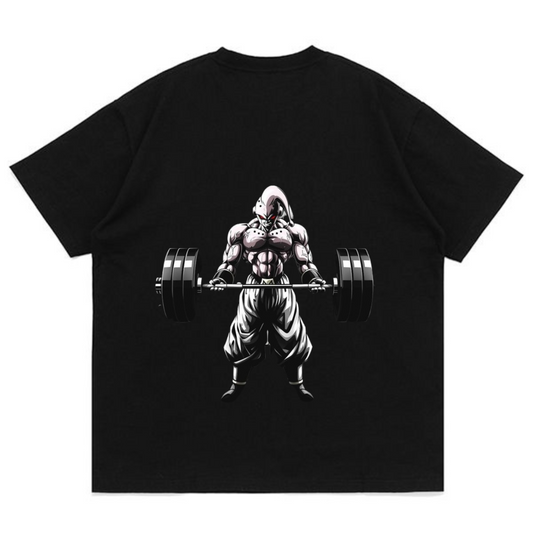 Iron Will: Oversized Barbell Warrior T-Shirt