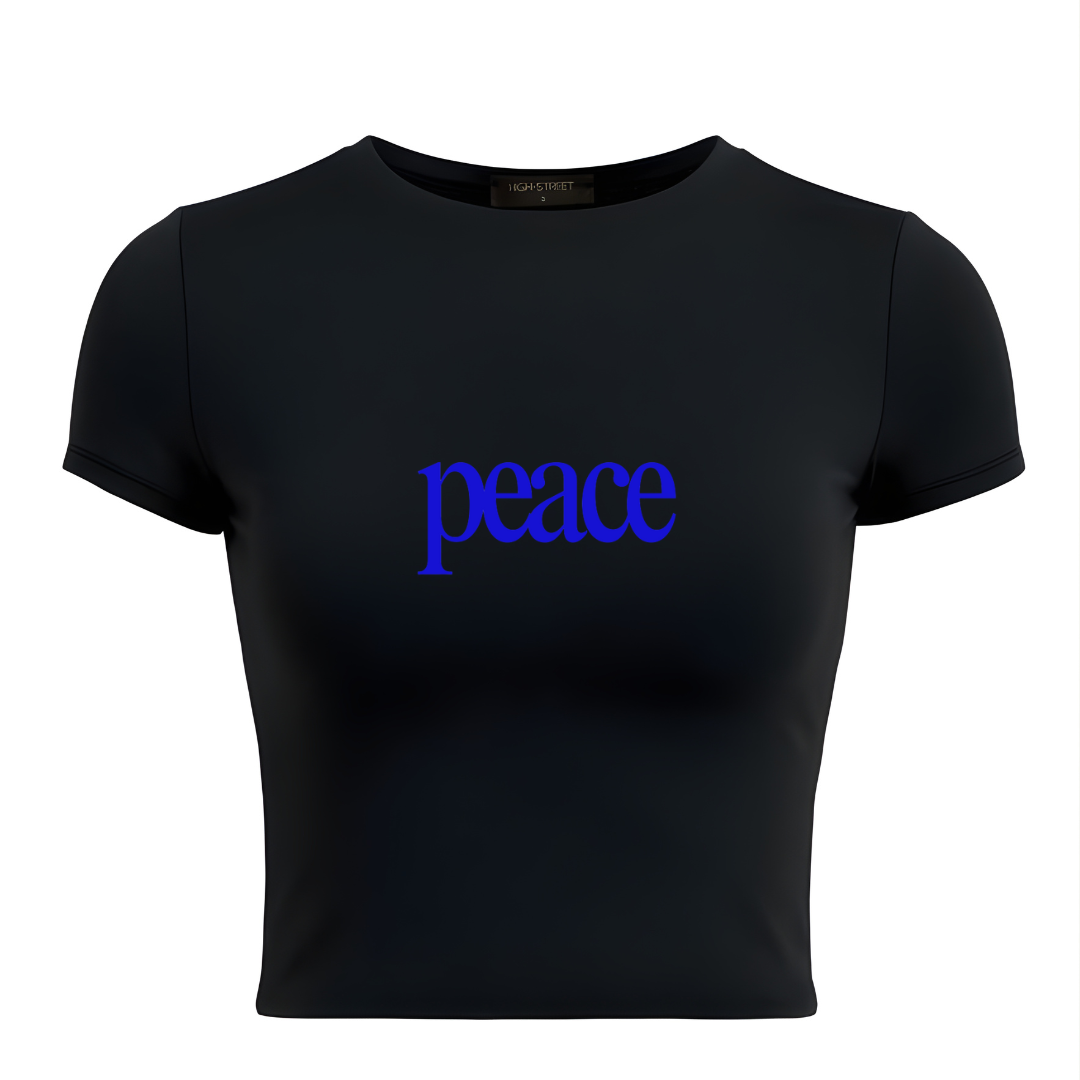 Peace Cropped Tee